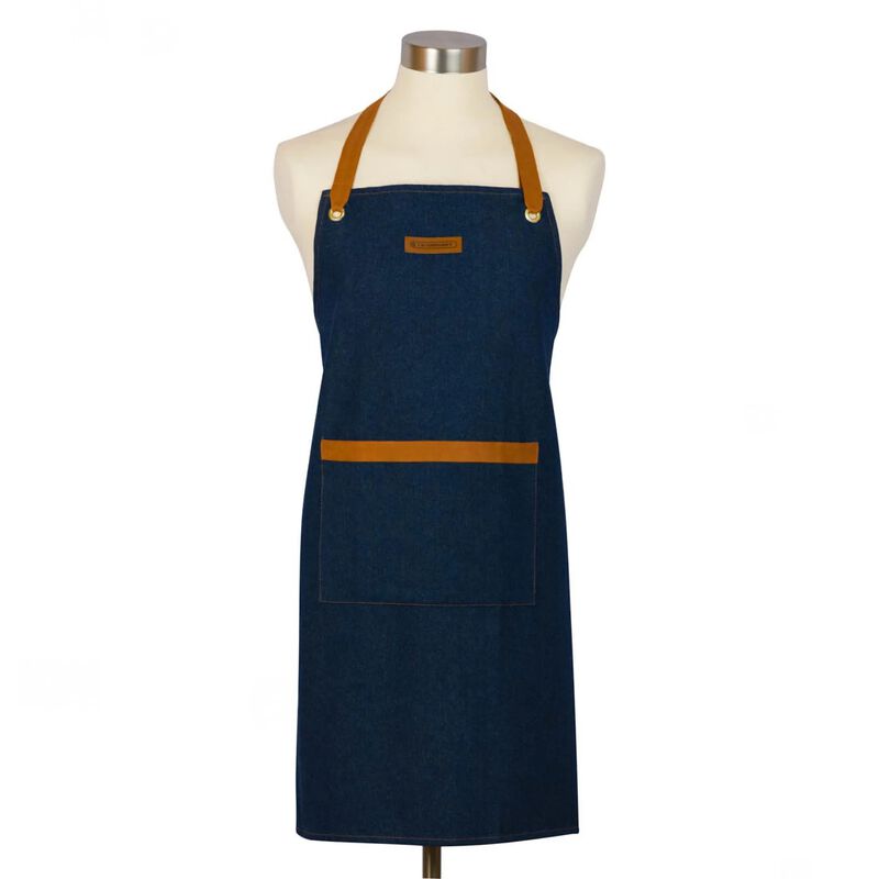 Le Creuset Chefs Apron - Dark Blue Denim image number 0